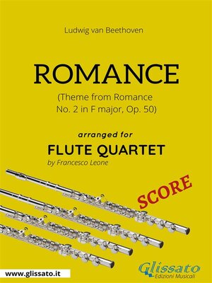 cover image of Romance--Flute Quartet SCORE